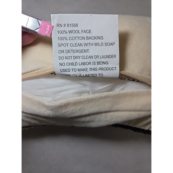 Chandler 4 Corners Begging Yellow Black Lab Wool Throw Pillows Laura Megroz 8x12 - Picture 11 of 13